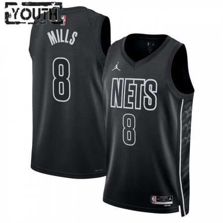 Dres Brooklyn Nets Patty Mills 8 Jordan 2022-23 Statement Edition Crno Swingman - Dječji Dres Brooklyn Nets Patty Mills 8 Jordan 2022-23 Statement Edition Crno Swingman - Dječji
